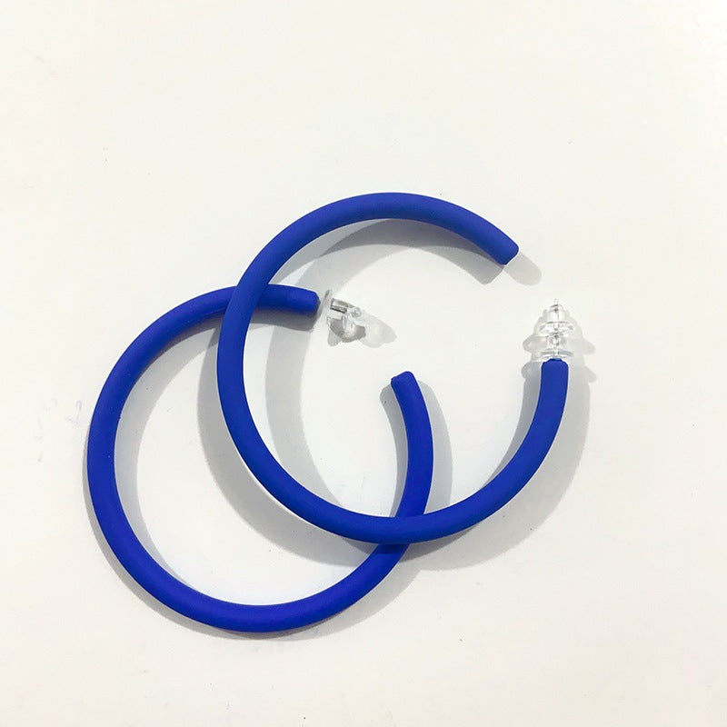Wholesale Large hoop earrings C shape